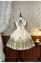 Alice Girl Grape Manor Short Sleeve One Piece(14th Pre-Order/Full Payment Without Shipping)